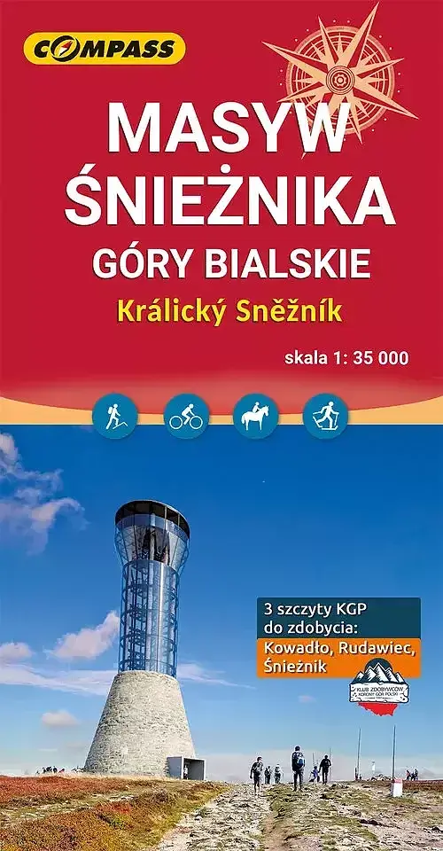 Masyw Śnieżnika. Mapa turystyczna w skali 1:35 000