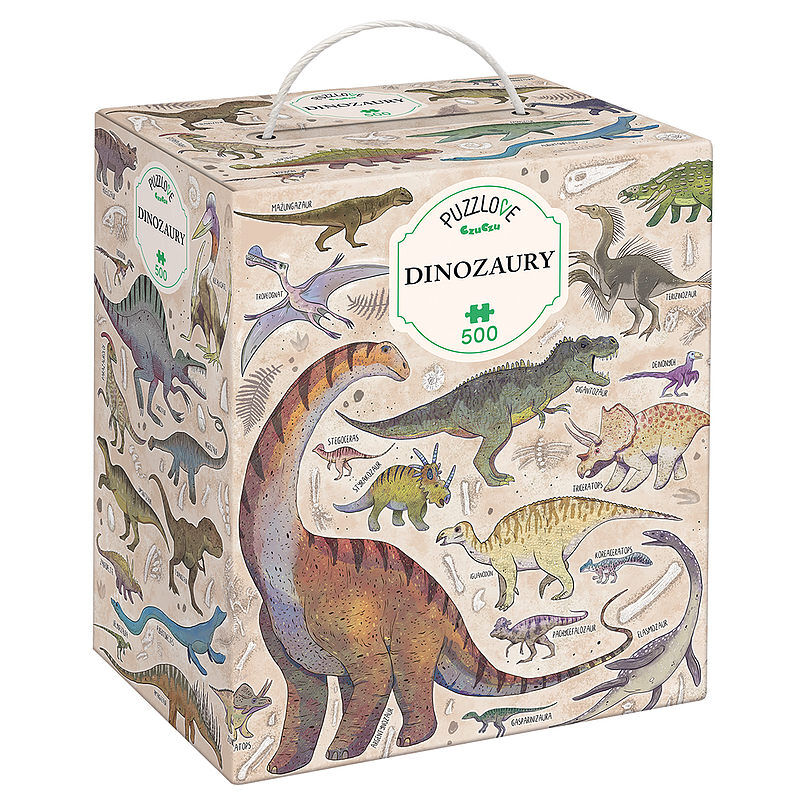 Puzzlove 500 dinozaury puzzle rodzinne czuczu
