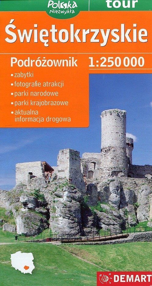 Świętokrzyskie. Podróżownik w skali 1:250 000
