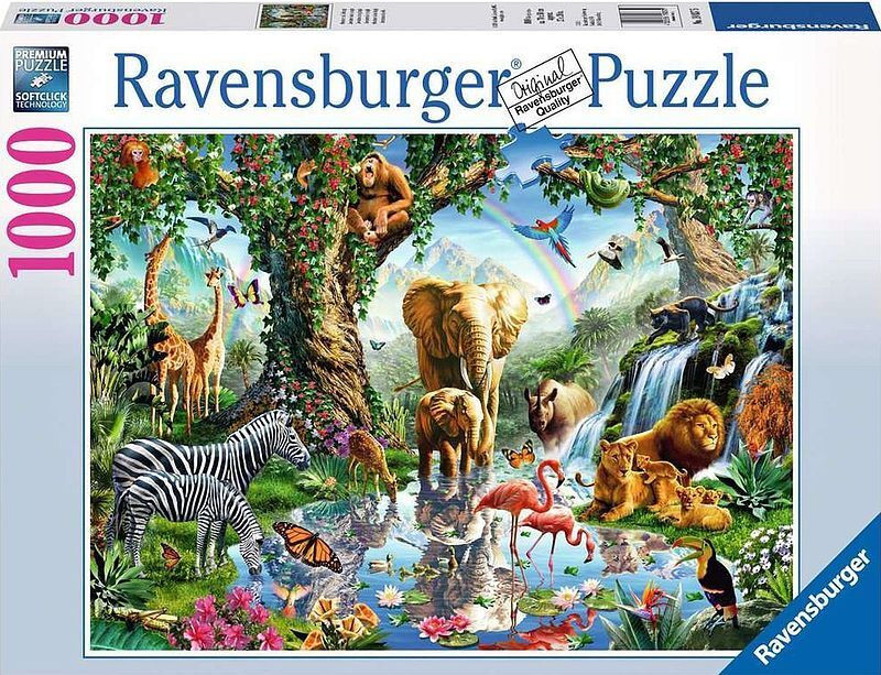 Puzzle 2d 1000 przygoda w dżungli 19837