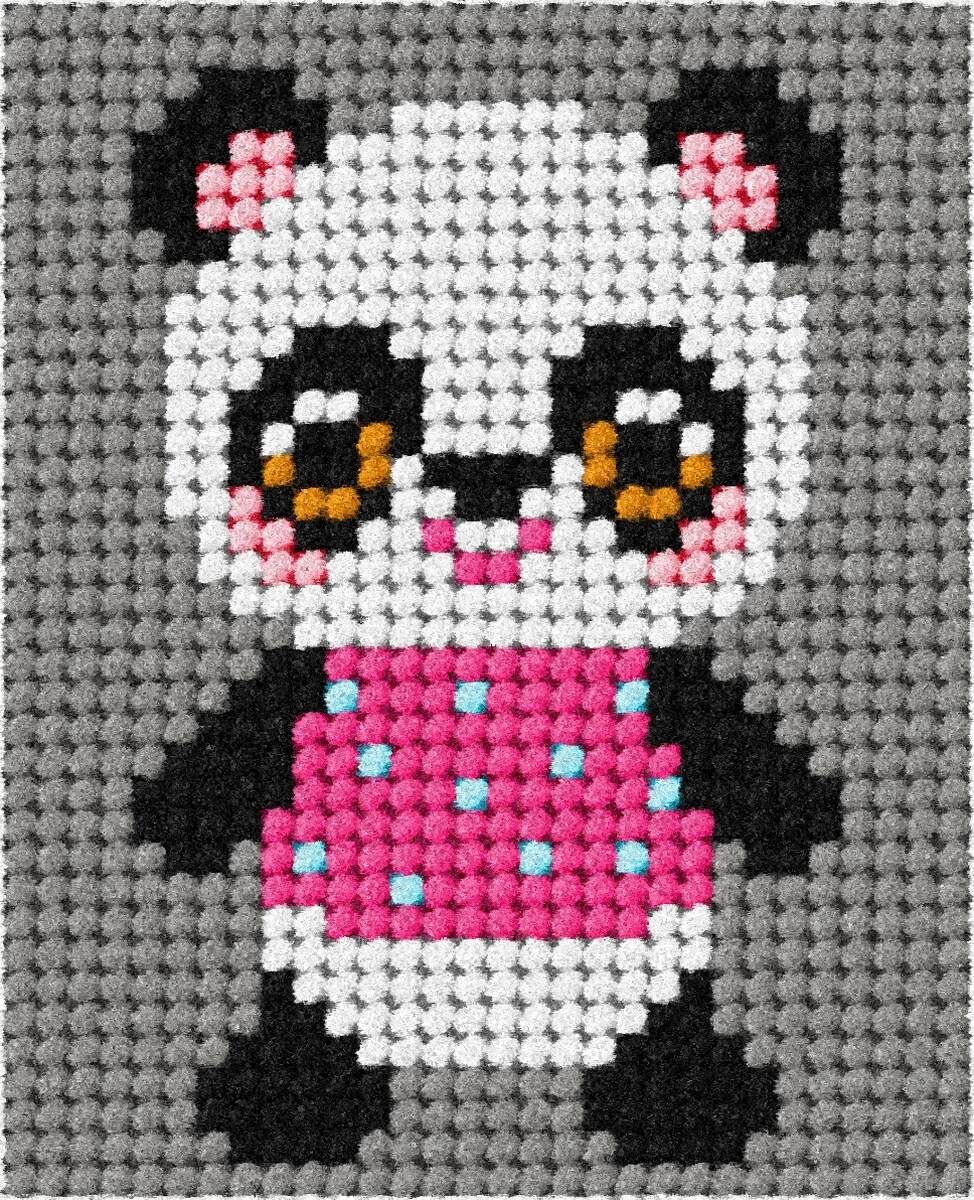 Zestaw do haftu Moje pierwsze wyszywanie Panda