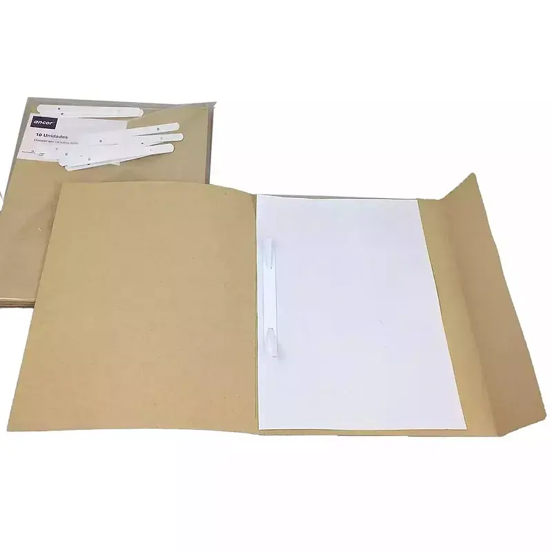 Skoroszyt teczka a4 kraft colours 308x240 nature pakiet 10 szt. Anb210557