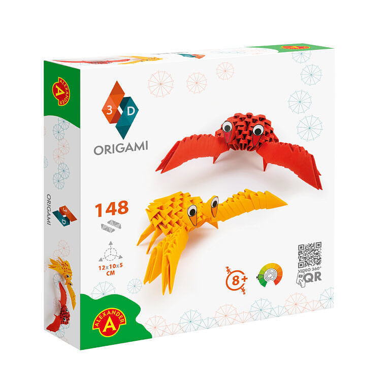 Origami 3d kraby