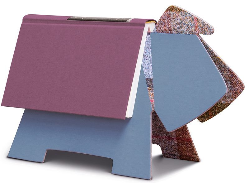 Stay doggy book rest podstawka pod książkę szary pies