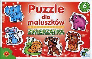 Puzzle dla maluszków. Zwierzątka
