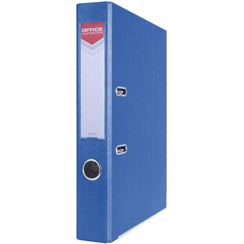 Segregator PP A4/55mm Officer z szyną Office Products niebieski
