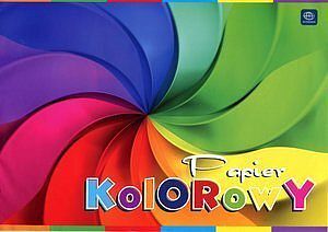 Zeszyt papierów kolorowych A4 10 kartek Mix wzorów