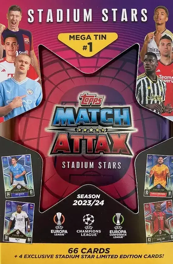 Uefa champions league match attax 2023/24 mega puszka