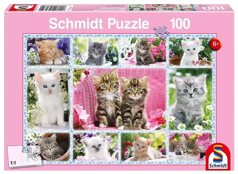 Puzzle 100 kocięta 105567