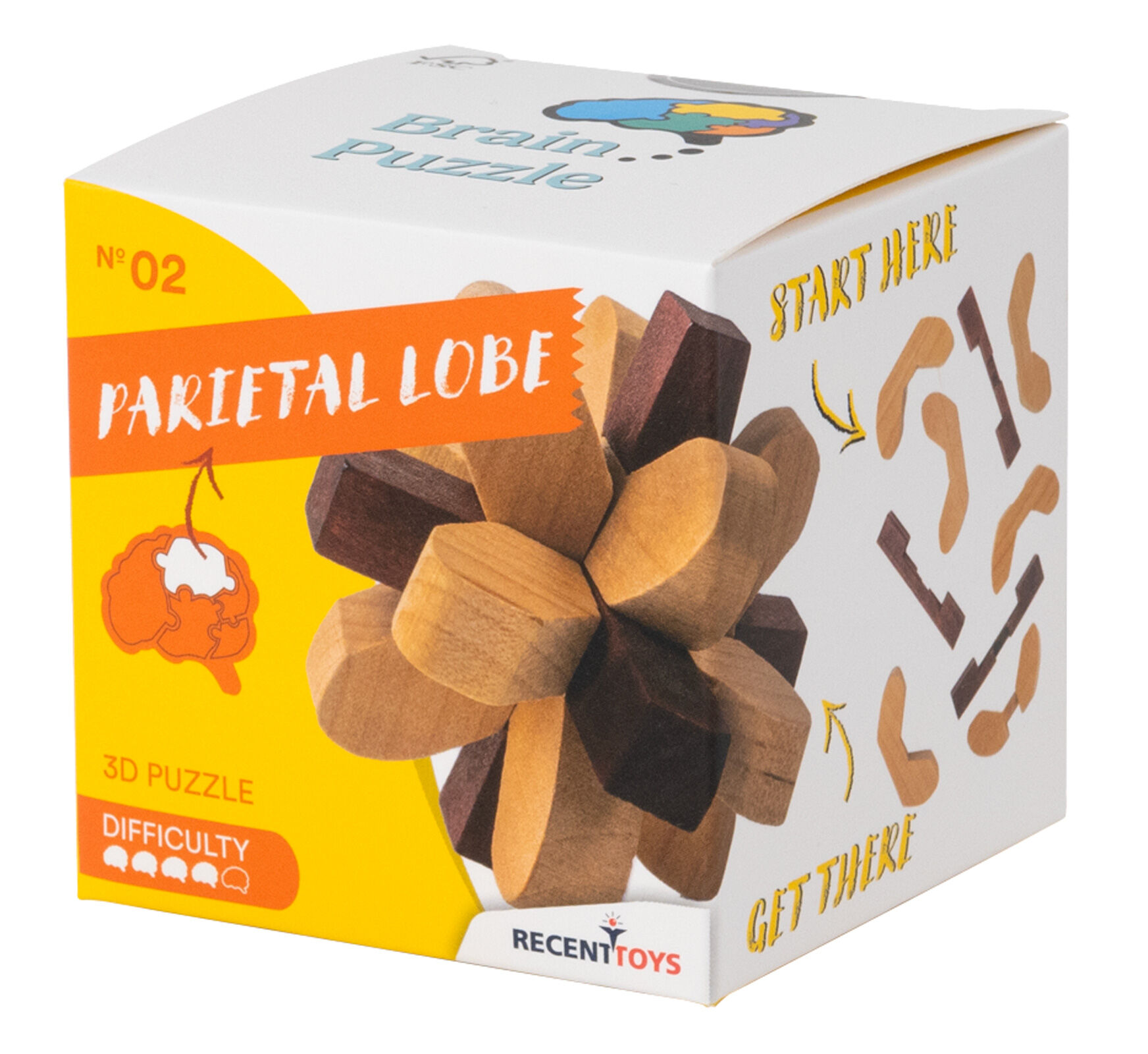 Łamigłówka Brain Puzzle 2 Parietal Lobe Recent Toys poziom 4/5