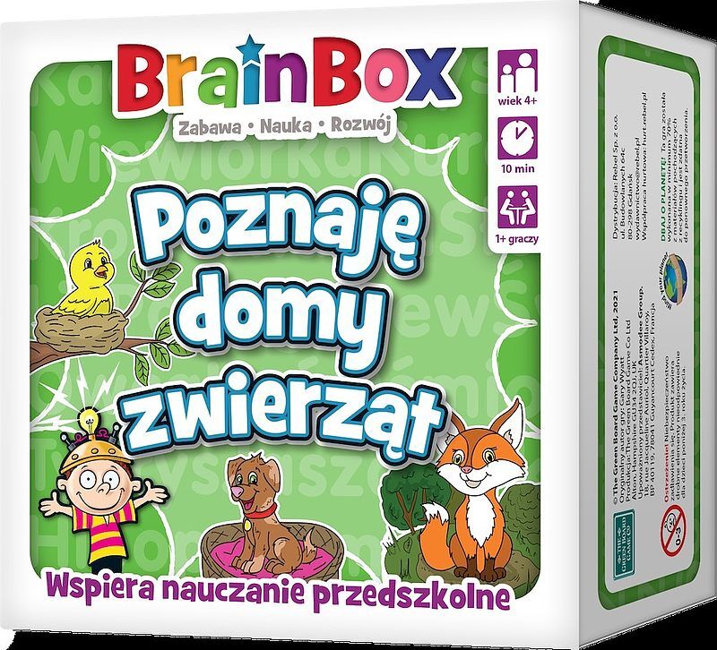 BrainBox Poznaję domy zwierząt