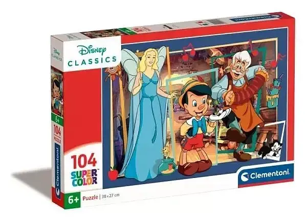 Puzzle 104 super kolor pinocchio 25756