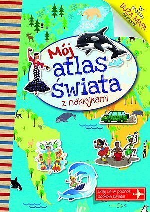 Mój atlas świata z naklejkami