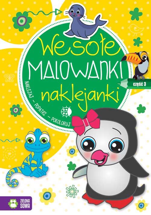 Wesołe malowanki naklejanki 3 wyd. 2016