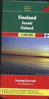 Mapa samochodowa. Finland