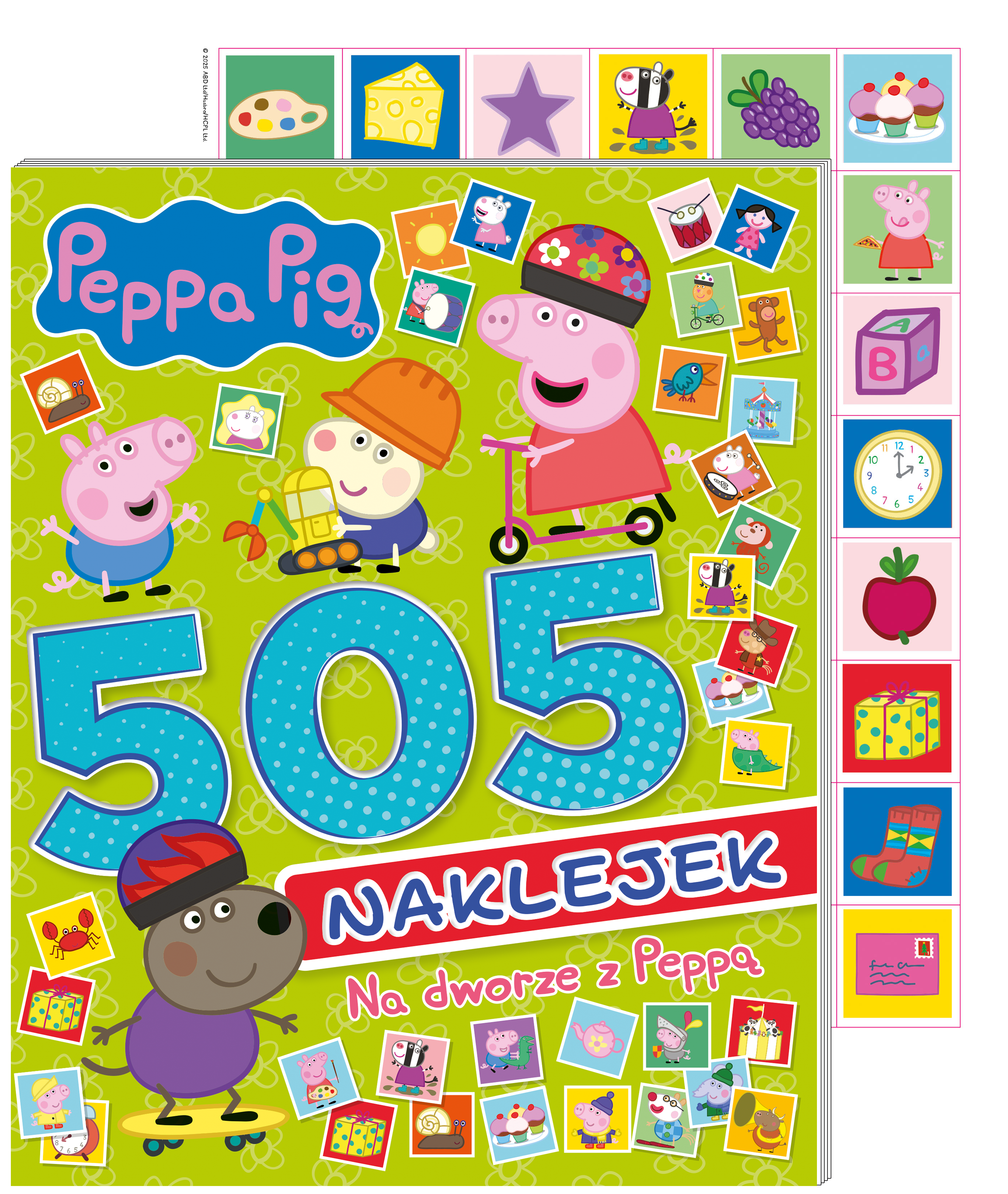 Peppa Pig. 505 naklejek. Na dworze z Peppą