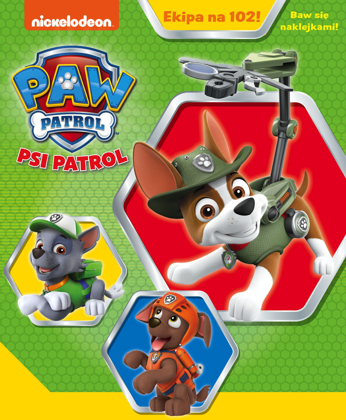 Psi patrol Ekipa na 102! Baw się naklejkami!