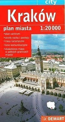 Kraków. Plan miasta w skali 1:20 000