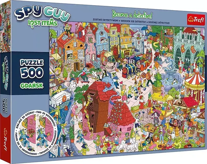 Puzzle 500 spy guy lost items gdańsk polska rodzina treflików 37479