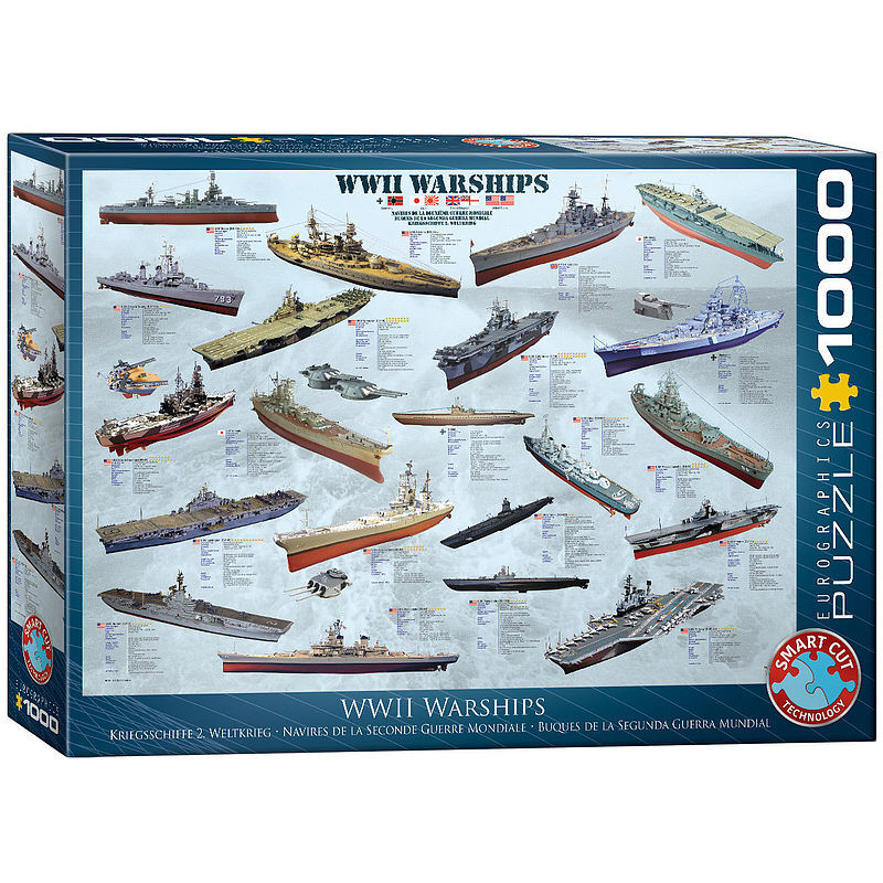 Puzzle 1000 ww ii warships 6000-0133