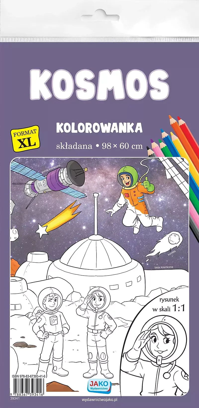 Kolorowanka xl kosmos