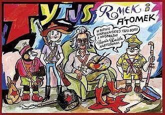 Tytus, Romek i A'Tomek w Bitwie Warszawskiej 1920 roku z wyobraźni Papcia Chmiela narysowani