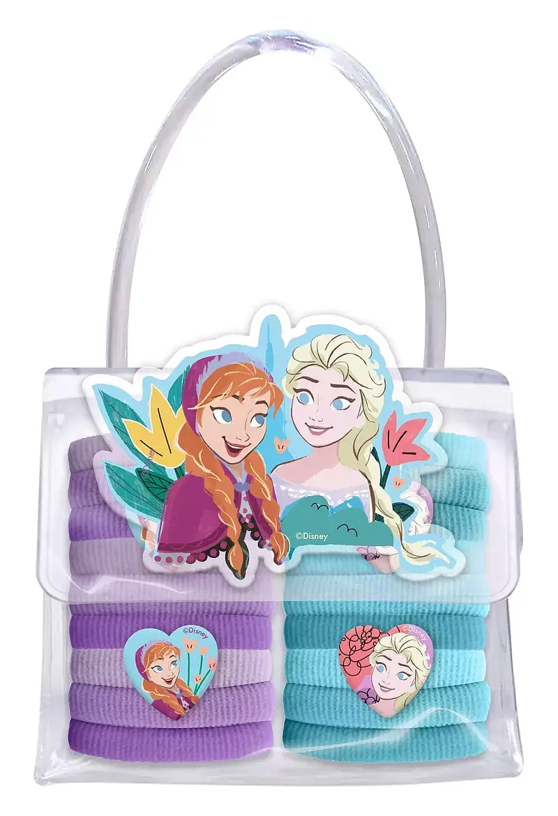 Gumki do włosów w torebce frozen 18szt