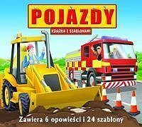 Pojazdy. Książka z szablonami