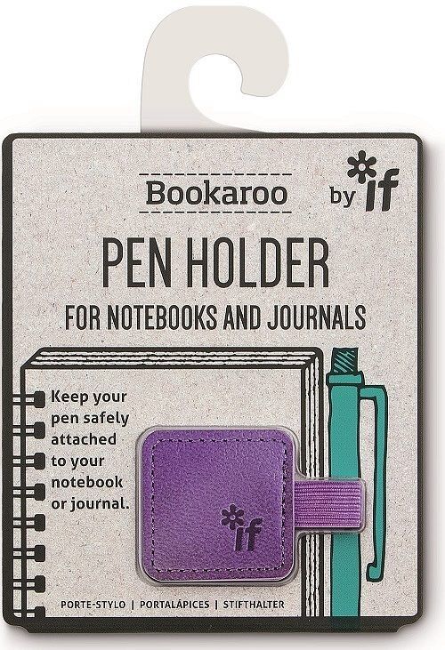 Uchwyt na długopis fioletowy bookaroo pen holder if