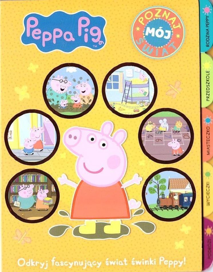 Poznaj mój świat. Świnka peppa. Książka z registrami