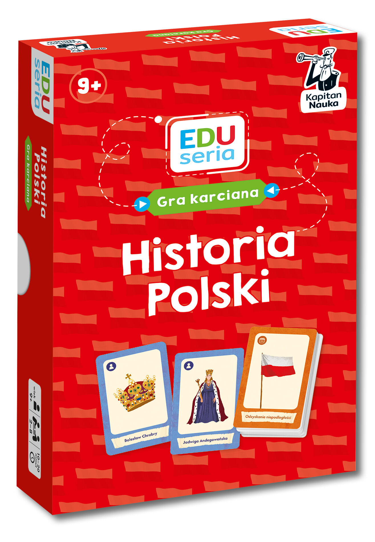 EDUseria. Historia Polski. Gra karciana. Kapitan Nauka