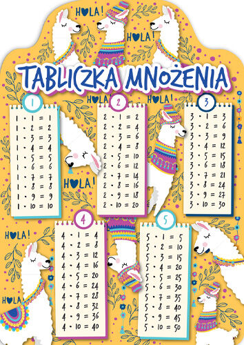 Karta EDU A5 Tabliczka Mnożenia LAMY