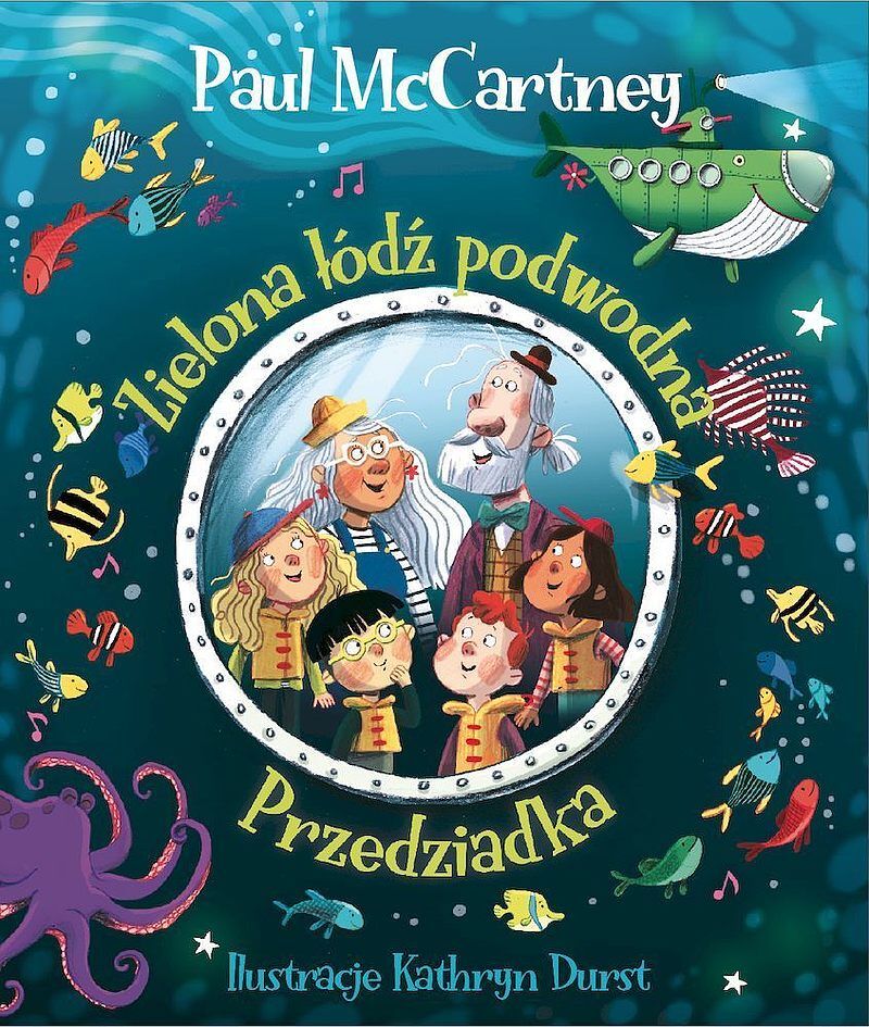 Zielona łódź podwodna przedziadka