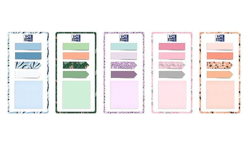 Karteczki samoprzylepne + indeksy oxford kids 25x5
