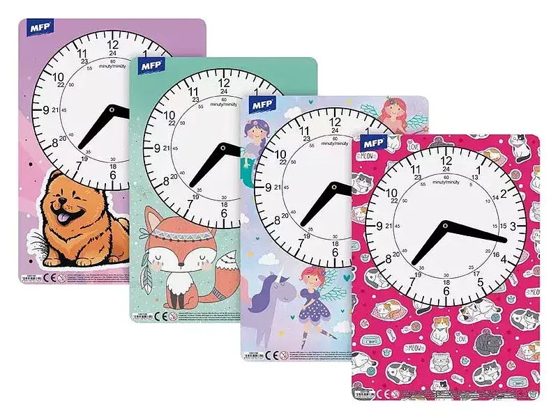 Zegar dziecięcy mfp z obrazkiem girls 1szt. Mix 5301196