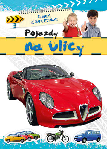 Album z naklejkami- Pojazdy na ulicy