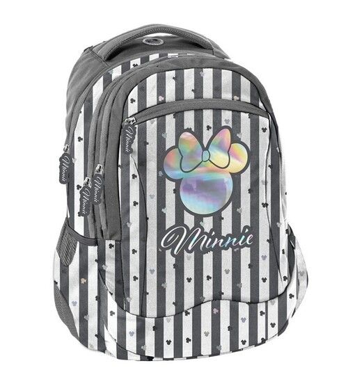 Plecak młodzieżowy trzykomorowy Beuniq Minnie Silver