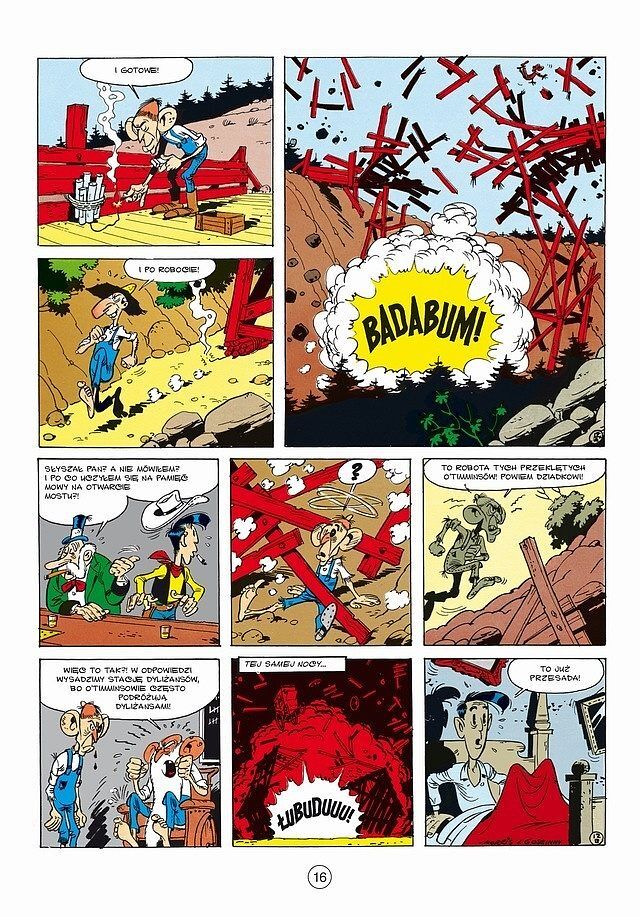 Lucky Luke - Rywale z Painful Gulch, Góry Czarne, Daltonowie i zamieć