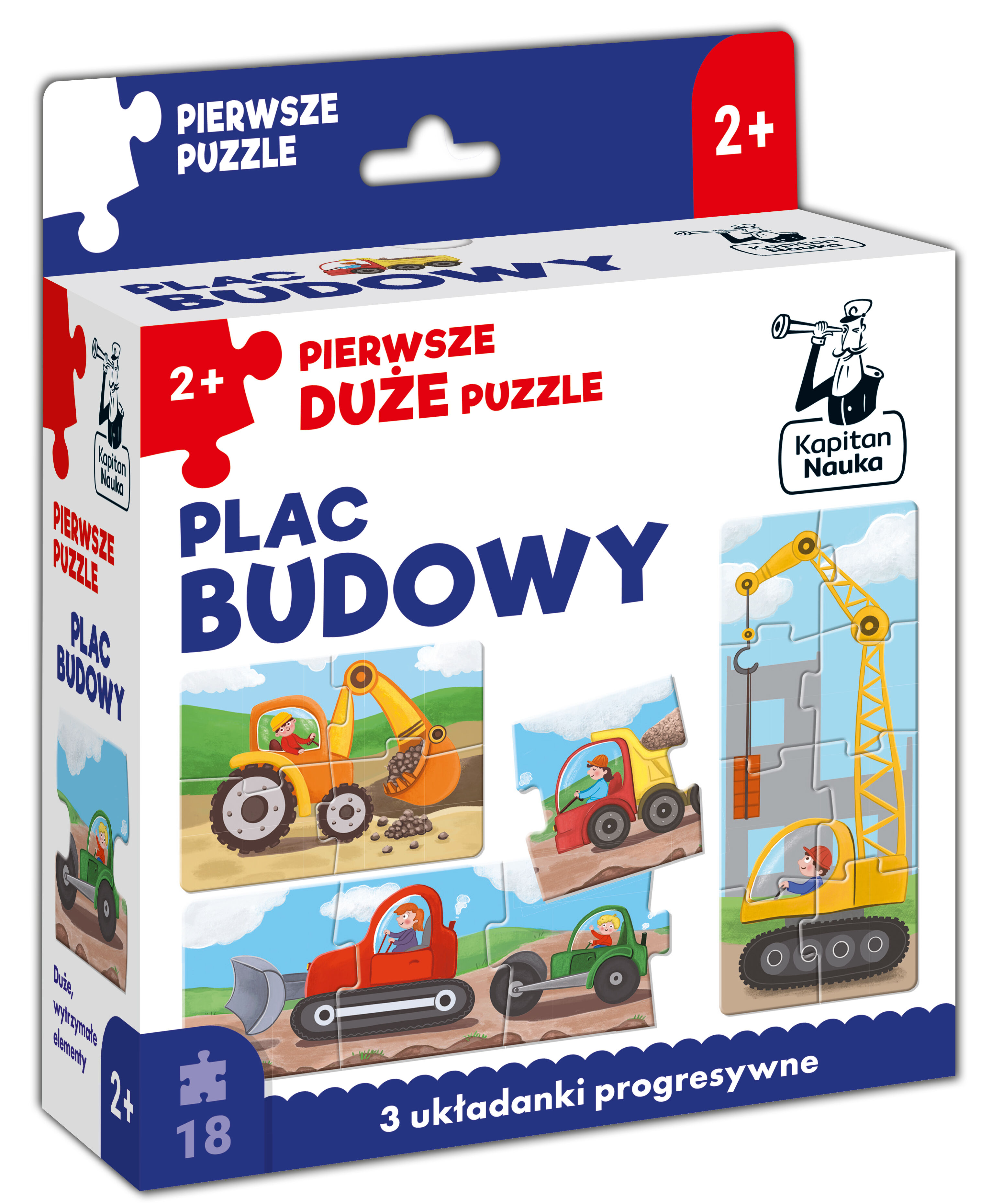 Plac budowy. Pierwsze duże puzzle. Kapitan Nauka
