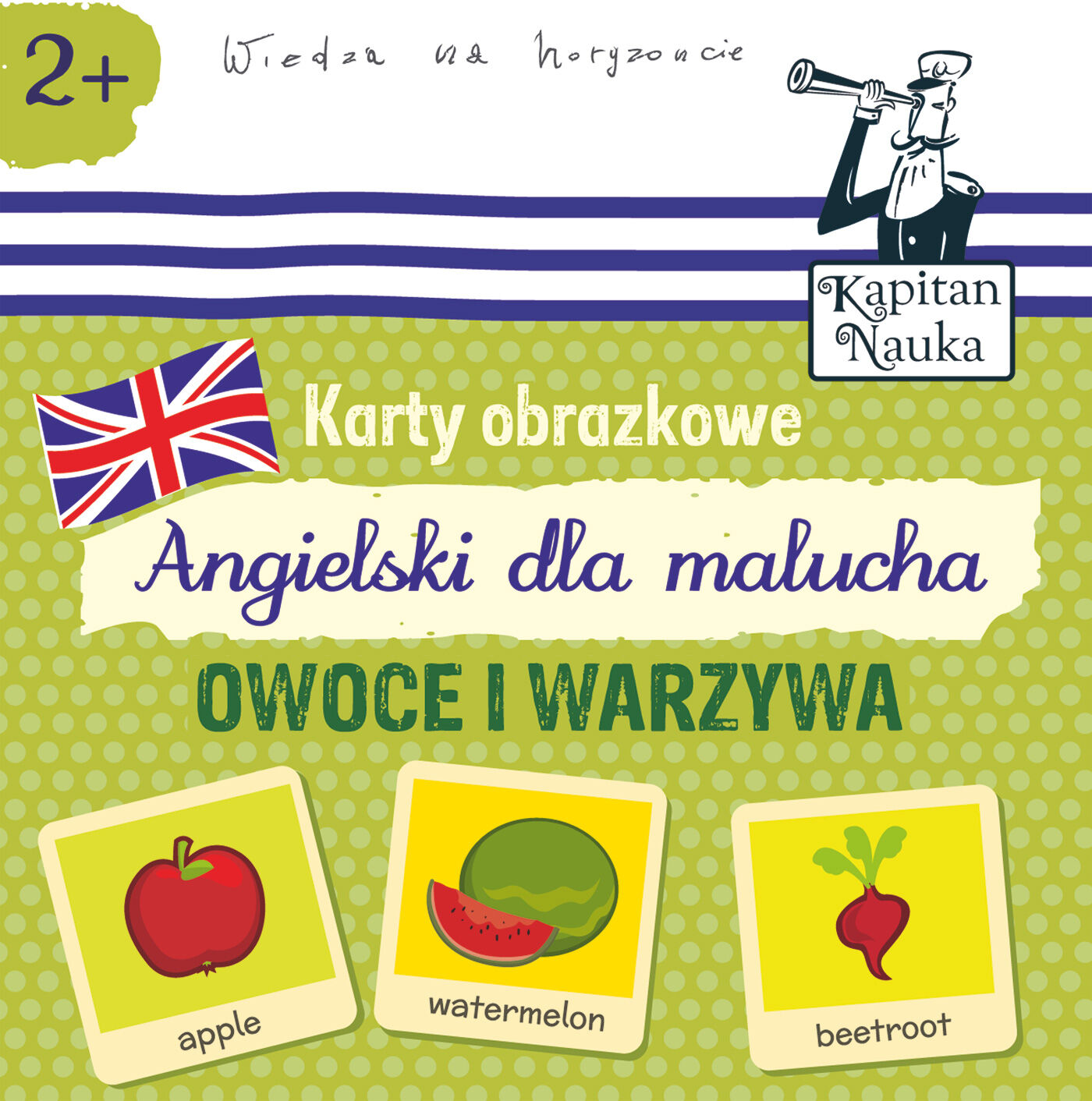 Karty obrazkowe Angielski dla malucha Owoce i warzywa