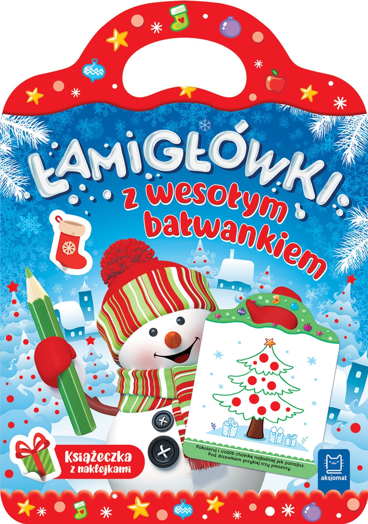 Łamigłówki z wesołym bałwankiem