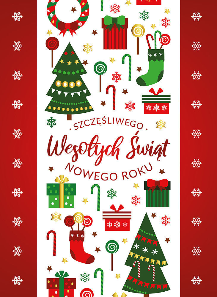 Karnet B6 Wesołych Świąt pachnący