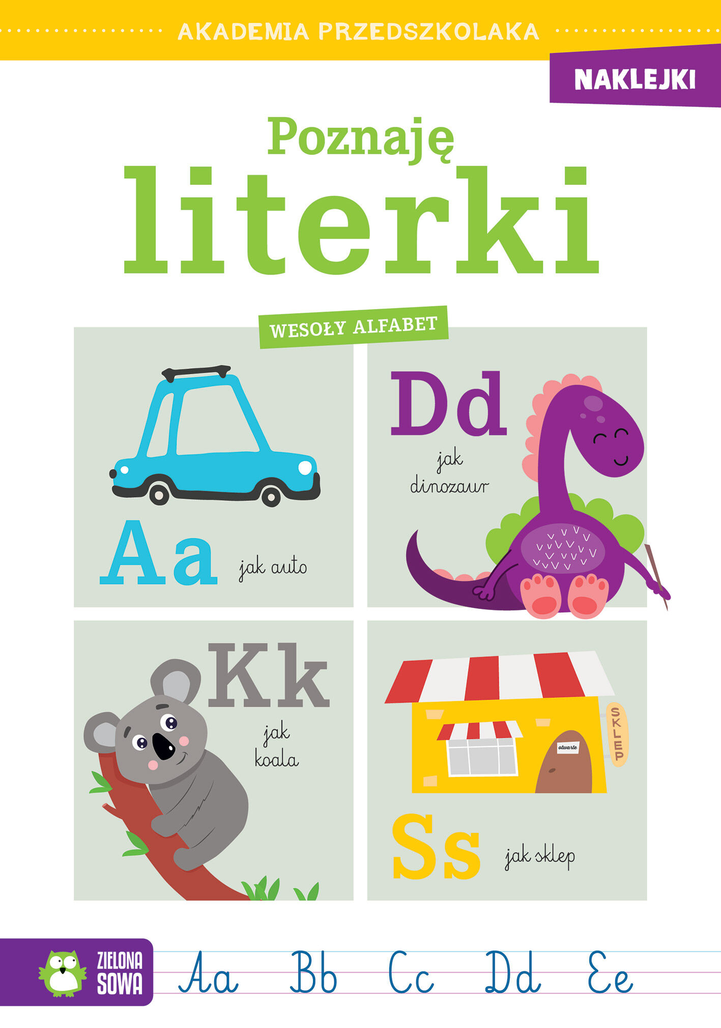 Akademia przedszkolaka. Poznaję literki. Wesoły alfabet