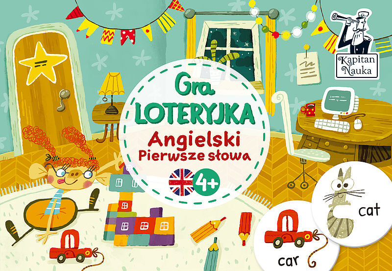 Angielski. Pierwsze słowa. Gra loteryjka. Kapitan Nauka