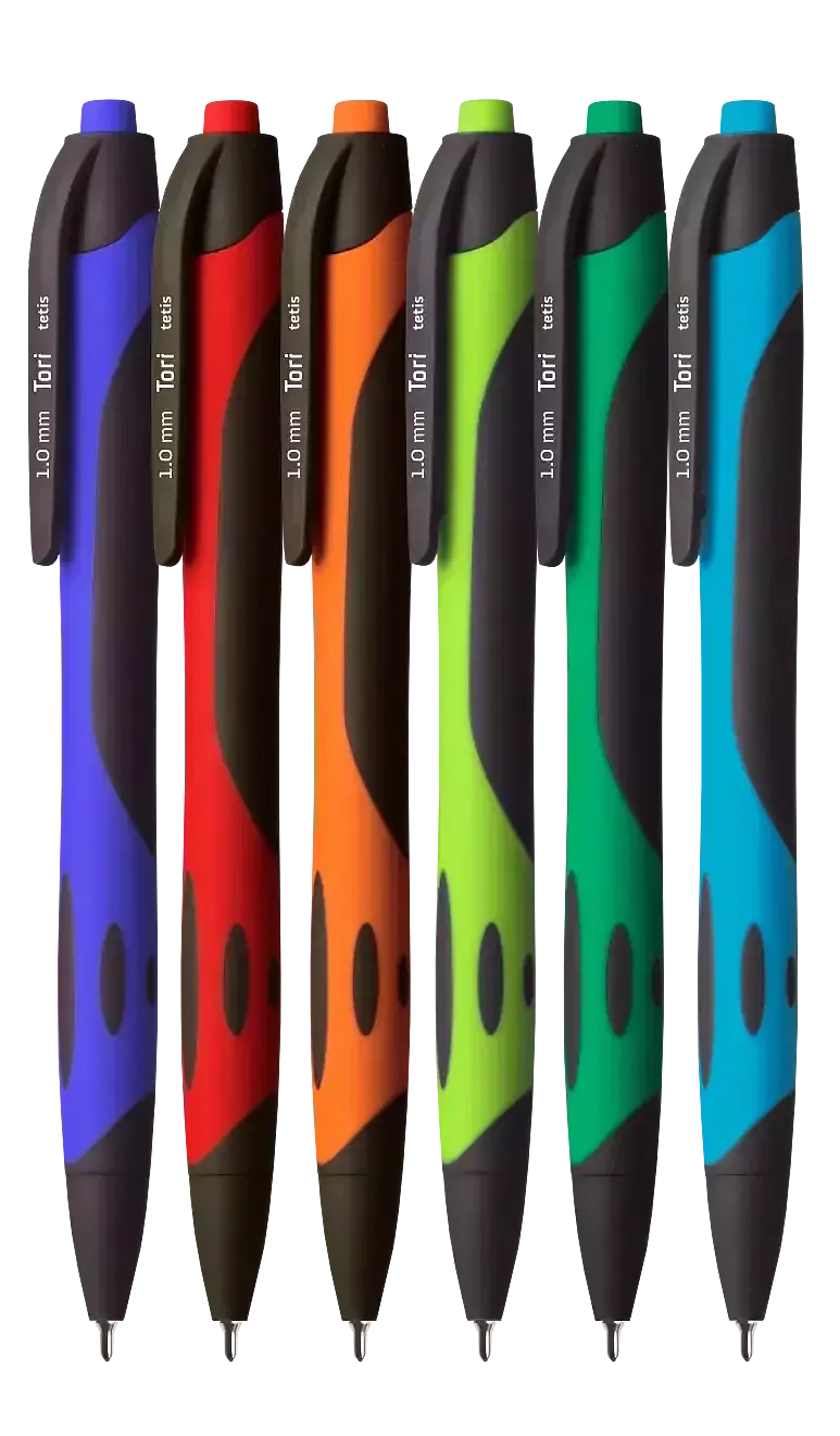 Długopis 1,0 mm mix paczka 36 sztuk