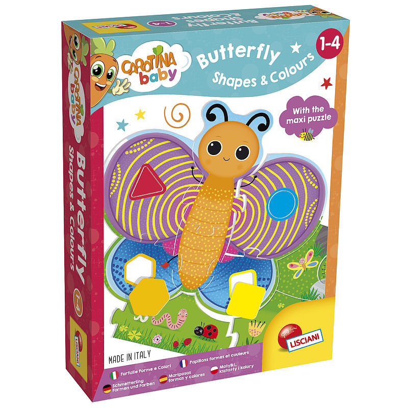 Carotina Baby Motylki, kształty i kolory