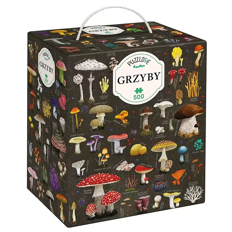 Puzzle 500 puzzlove rodzinne czuczu grzyby