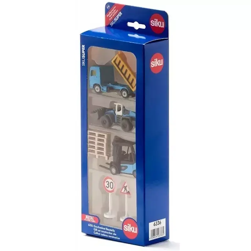 Gift set - zestaw pojazdów budowlanych siku super s6336