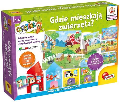 Carotina Gdzie mieszkają zwierzęta