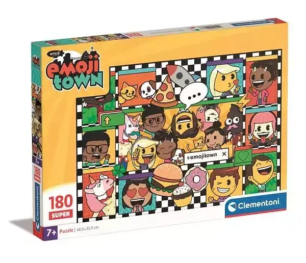 Puzzle 180 super kolor emojii town 29066